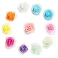 thumbnail image 2 of 100 piezas de flores artificiales de cabeza de rosa para ramo de boda Vistoso, 2 of 5