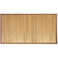 thumbnail image 1 of iDesign Formbu Bamboo Mat Rug Runner for Bathroom, Kitchen, Entryway, Hallway, Office, Mudroom, 34" x 21", Natural Wood, 1 of 6
