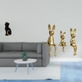 thumbnail image 2 of Figura de resina de gato y , escultura decorativa de animal, adorno coleccionable para entrada, estantería, sala de estar, dormitorio, escrito, 2 of 8