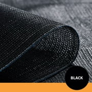Coolaroo Privacy Screen Shade Fabric with 70% UV Block Protection for Fence, Carports, Balcony, Wind Block, Car Protection, 6' x 100', Black