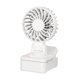 thumbnail image 2 of Ventilador portátil con clip, ventilador de mesa, viento fuerte, verano, ajuste de 3 velocidades para viajes Blanco, 2 of 9