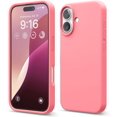 thumbnail image 1 of KOMI Compatible with iPhone 16 Pro Max Case, Premium Liquid Silicone Case, Full Body Protective Cover, Shockproof, Slim Phone Case, Anti-Scratch Soft Microfiber Lining, 6.9 inch Pink, 1 of 5