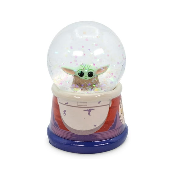 The Mandalorian Lights Up Star Wars Snow Globe, Blue