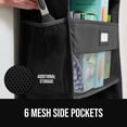 thumbnail image 6 of GORILLA GRIP Over Door Organizer Holds 50lbs 5 Shelf Hanger for Bedroom, Bathroom 58x15 Inches Black, 6 of 9