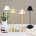 thumbnail image 4 of Lampe de Table Sans Fil Moderne 3 Couleurs Stepless Style Gradation LED Lampe de Bureau Fer Art Portable Veilleuse avec Contrôle Tactile, 4 of 8