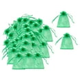 thumbnail image 2 of 100 Pcs Fruit Protection Bags,fruit Netting Bags for Fruit Trees Fruit Mesh Bag,with Drawstring Netting Barrier Bags for ,Fruit,Flower , 102cm Green 10cmx12cm Green, 2 of 6