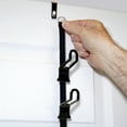 thumbnail image 4 of Perfect Curve CapRack18 Over-the-Door Hat Rack, Holds Up to 18-40 Caps, Black, 4 of 8