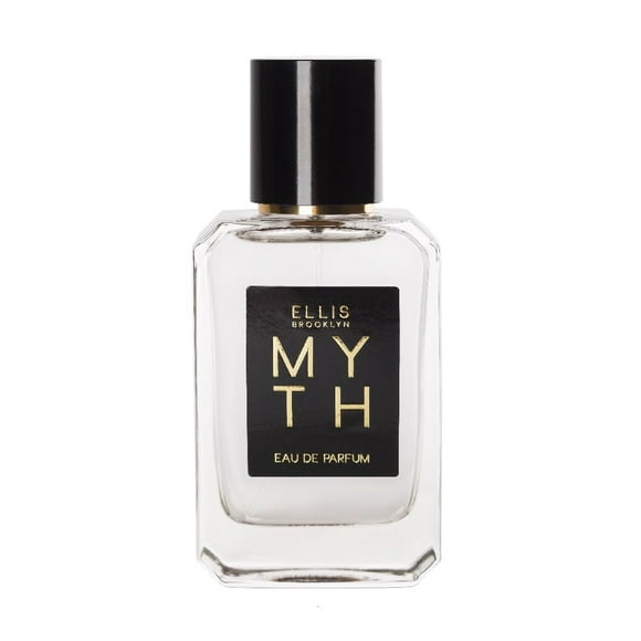 Ellis Brooklyn MYTH Eau de Parfum, Parfum Sophistiqué Jasmin Musc pour Femmes, Propre, Vegan, Sans Parabènes, Longue Durée, Notes de Bergamote, Orchidée Tigre & Cèdre Blanc
