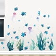 thumbnail image 4 of Juego de pegatinas de pared Advancent Calcomanía decorativa de mar de dibujos animados PVC, 4 of 6
