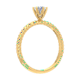 thumbnail image 2 of 0.37 Carat Prong Set Solitaire Diamond Engagement Ring Band in 14K Yellow Gold (Ring Size 6), 2 of 5