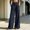 *Navy, variant on ClodeEU Women's High Waist Elastic Waist Dress Pants with Pockets,Casual Solid Color Work Trousers Black,Women's Plus L