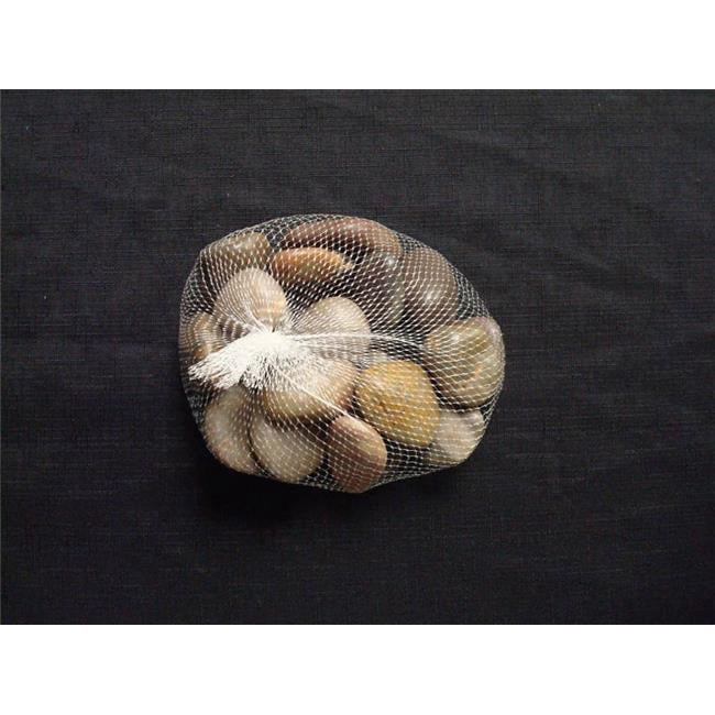 0.8-1.2 in. Large Polished Stone Bag, 2 lbs - Red