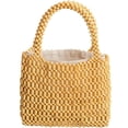 thumbnail image 1 of LHSHID Handwoven Tote Bag for Women Woven Drawstring Handbag Bohemian Clutch & Summer Beach Bag, 1 of 6