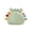 Green, variant on jiaroswwei Fruit Fork Set with Ceramic Crab Storage Jar Stainless Steel Dessert Salad Forks Cartoon Mini Food Picks for Home Cafe Restaurant Table Decoration