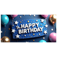 thumbnail image 2 of Space Themed Happy 9th Birthday Banner Backdrop for Kids Party Decorations Photography Props Celebration Background Stunning Planet Decor, 2 of 4