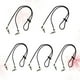 thumbnail image 4 of 5pcs Servilletas de papel Cordón Clip Comida Babero Toalla Toallas Cadena Cordón flexible Servilletero ajustable para adultos (Negro), 4 of 8