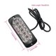 thumbnail image 3 of 12 Uds. Función de sincronización Ultra delgadas luces estroboscópicas intermitentes de montaje en superficie de 12 LED para camión, coche, vehículo, Mini cabeza de luz de parrilla, baliza de emergen, 3 of 5