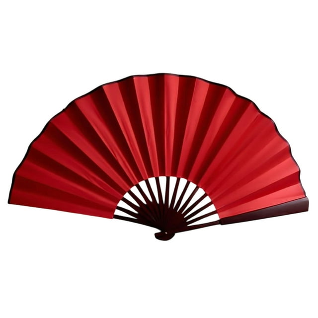 Abanicos Plegables Grandes Para Baile En Línea Con Tela Vintage, Abanicos De 13 Pulgadas Que Hacen Ruido Al Abrirse Para Presentaciones, Bodas Y Más.,Vsgery