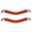 Red, variant on 2Pcs Guitar String Spreaders Luthier Tool Guitar String Stretcher Tool Guitar Fret Guitar Fretboard Maintainance Tool