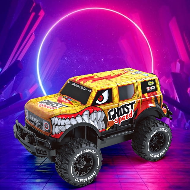Cameland Electric/RC Car With Light Small Scale Off Road Remote Control Vehicle Simulation Model Childrens Toy SUV Y203