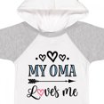 thumbnail image 4 of Inktastic My Oma Loves Me Grandchild Girls Baby Bodysuit, 4 of 5