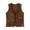 Brown, variant on ATOGUTA Vest for Kids Casual Sleeveless Kids Short Faux Leather Outwear Blouse Brown, Kids Jackets 3T-12