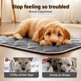 thumbnail image 4 of Thermal Reflection Pad for Dogs Cats Large Small, 5-Layer Self Warming Heat Reflective Pet Mat, Self-Warming No-Electric Heat Thermal Reflection Mat for Indoor/Outdoor (Blue, M:18.9×27.6in), 4 of 9