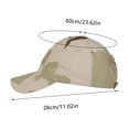 thumbnail image 3 of DOPI Stylish Hats Unisex Baseball Peaked Hat Hunting Fishing Camping Tennis Badminton Sport Cap, 3 of 5