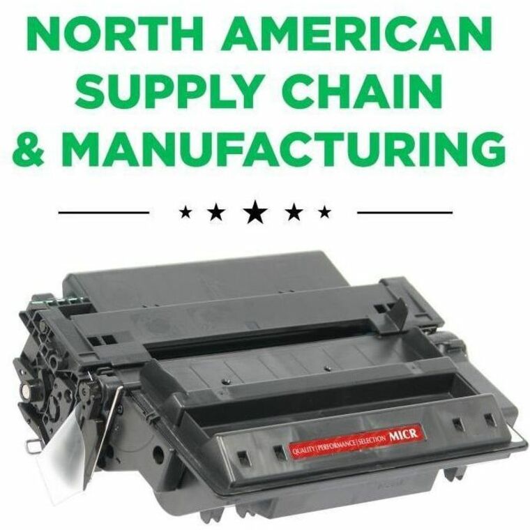 Remanufactured MICR Toner Cartridge Alternative for HP, Troy Black
