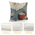 thumbnail image 4 of YINGXI Christmas in July Beach Throw Pillow Cover,Summer Party Decor for Sofa Couch 22x22in, 4 of 5