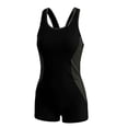 thumbnail image 5 of Ohufall Women's One-Piece Swimsuits Tummy Control Athletic Training Bathing Suit Backless Padded Flat Front Slim Swimwear, 5 of 5