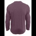 thumbnail image 4 of Camisetas Henley para Hombre, Larga Raglán, Informales, Ajustadas, Ligeras, de Moda. Vino Tinto XL, 4 of 7