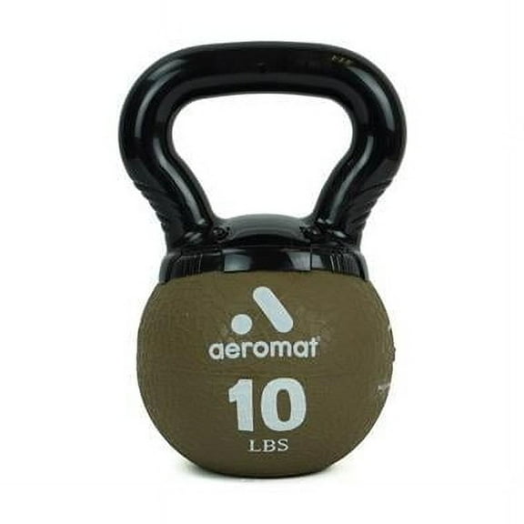AGM Group 35826 10 lbs 2021 Aeromat Elite Mini Kettlebell Medicine Ball, Blue - New Handle