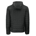 thumbnail image 3 of Men's Cutter & Buck  Black Lehigh Valley IronPigs Rainier PrimaLoft Eco Full-Zip Hooded Jacket, 3 of 3