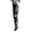 Black, variant on Women's Patriotic High Waisted Compression Leggings Custom Color American Flag Print Tummy Control Yoga Pants 4-Way Stretch Non See-through Workout Bottoms for Running Pilates Gym, Blue, L