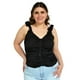 thumbnail image 1 of Top drapeado Zenobia Tallas Extras 11797 negro 38, 1 of 6