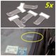 thumbnail image 1 of ER Porta billetes de coche de 5 uds, porta billetes de plástico transparente, porta billetes de estacionamiento, accesorios para coche Rojo Verde, 1 of 3