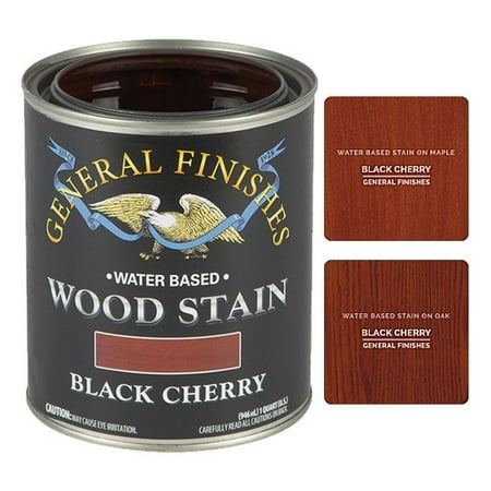 Staining Cherry Wood - General Finishes Water Based Wood Black Cherry Stain, Pint