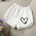 thumbnail image 2 of Shadoumai Girls Athletic Shorts 5-16Y Soccer Running Workout Dolphin Active Shorts with White Border for Kids Summer, 2 of 5