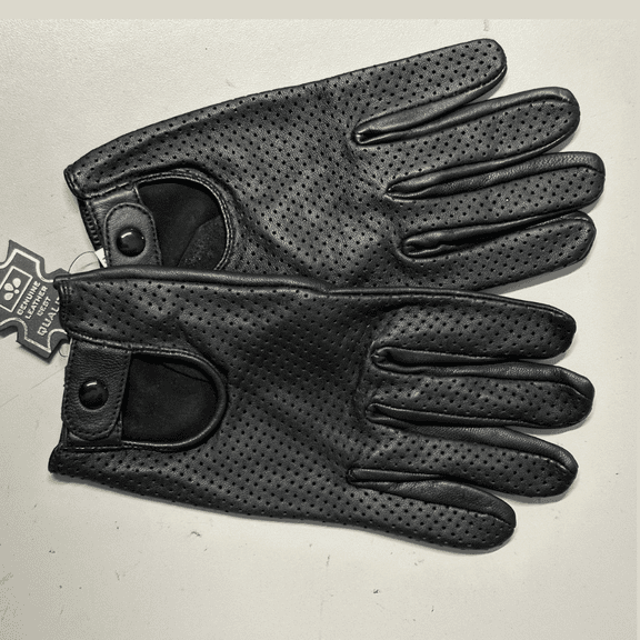 Genuine Motorcycle Leather Gloves Men's Leather Driving Gloves 2X-Large