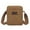 Coffee, variant on Small Crossbody Bag for Men, Canvas Messenger Shoulder Bags Vintage Shoulder Bag with Adjustable Strap and Handle Crossbody Satchel Bag Shoulder Purse 6.3x7.9 Inch