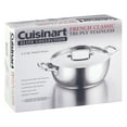 thumbnail image 2 of Cuisinart French Classic Tri-Ply Stainless 4.5 Quart Dutch Oven with Cover, 2 of 7