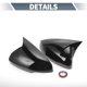 thumbnail image 3 of Cubierta de espejo lateral del conductor y pasajero de Unique Bargains para Volkswagen POLO 19-23 par negro brillante, 3 of 7