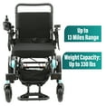 thumbnail image 6 of MALISA Electric Wheelchairs for Adults, Premium Lightweight Power Wheelchairs, Black, 6 of 7