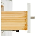 thumbnail image 4 of Ariel H061DWQOVOWHT Bristol 61" Free Standing Double Oval Basin Vanity Set - White, 4 of 7