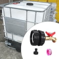 thumbnail image 6 of figatia IBC Tote Adapter IBC Tote to Garden Hose Adapter,Versatile 2.44" Fine Thread 1000L Water Tank Adapter Water Tote Hose Adaptor 5 Piece, 6 of 8