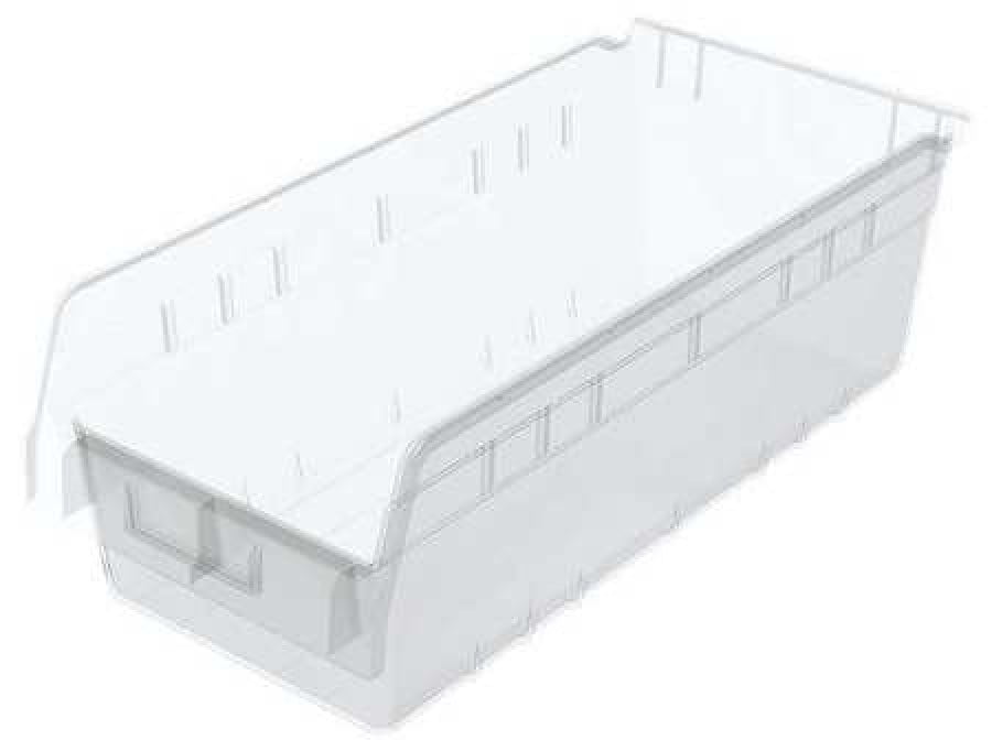 Clear Shelf Bin 20 LB Capacity 30124sclar Akro-Mils for sale online 
