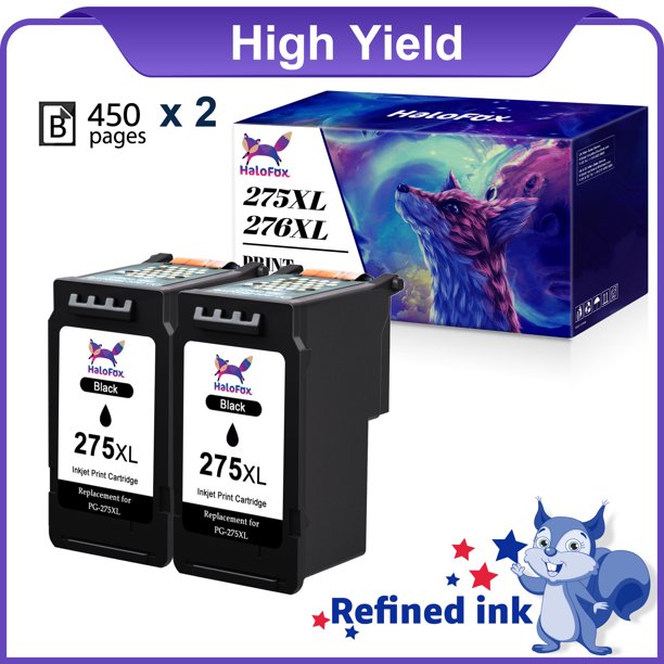 High Yield 275 Ink Replacement for Canon Ink 275 PG275 275XL for PIXMA