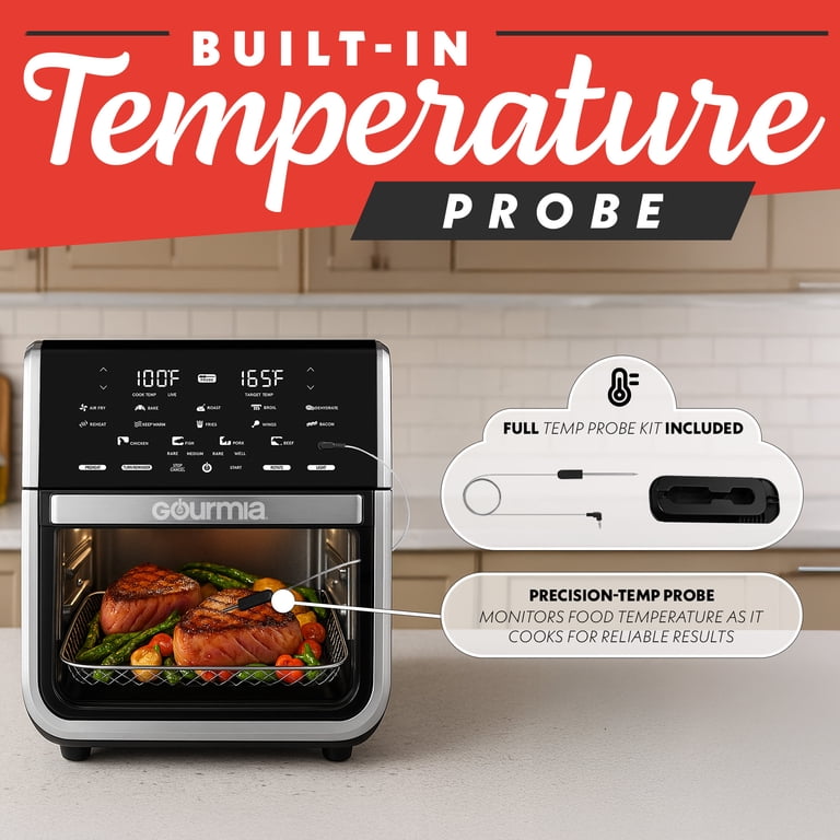 Gourmia All-in-One 14-Quart Air Fryer, Oven, Rotisserie