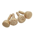 thumbnail image 2 of 4 Uds. de de sellos de madera, de , herramientas, juguetes educativos, suministros de plastilina para decoración DIY Soledad sello de madera, 2 of 10